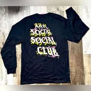NWT-🔥 ANTI SOCIAL CLUB LONG SLEEVE T- SHIRT SIZE MENS MEDIUM🔥